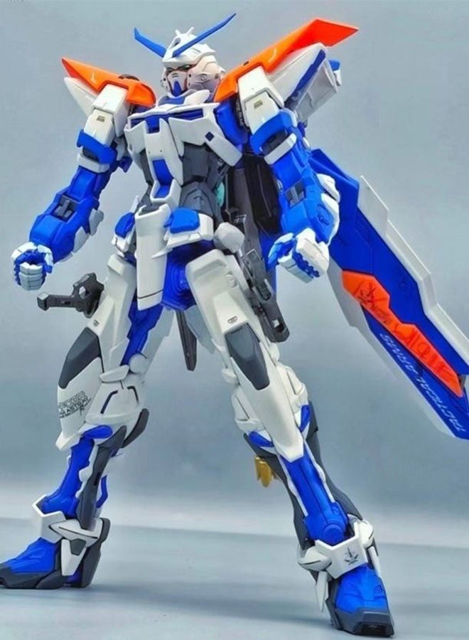 Halamodo Gundam Astray Blue Frame Model Kit With Display Stand, Astray Blue Frame Gundam Figure, Assembly Toy, Birthday Gift For Boys Girls, Kids Adults Toy Collectible Model - Image 1